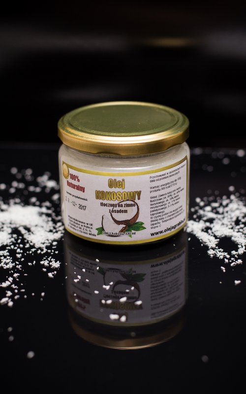 Olej kokosowy - Tłoczony na zamówienie olej z kokosa (330ml)