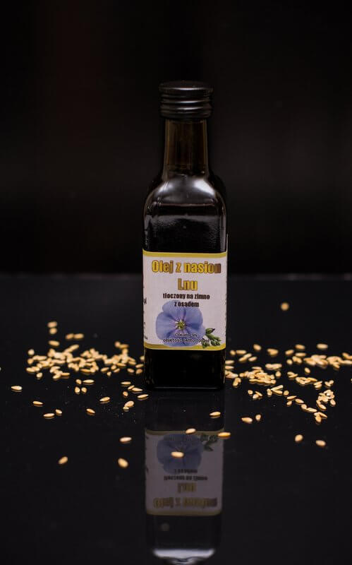 Olej lniany, budwigowy - olej z nasion lnu (250ml)