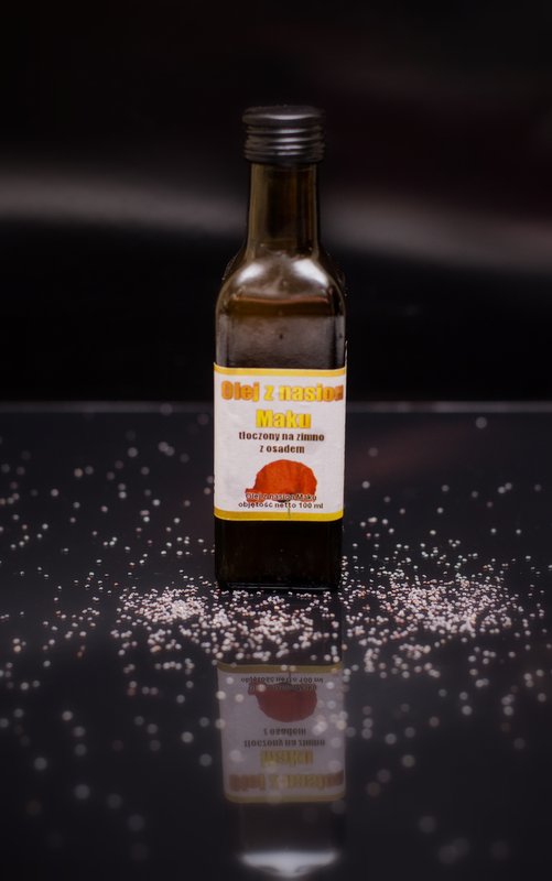 Olej makowy - olej z nasion maku (100ml)