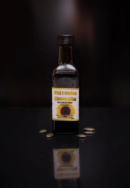 Olej słonecznikowy, olej z nasion słonecznika (250ml)